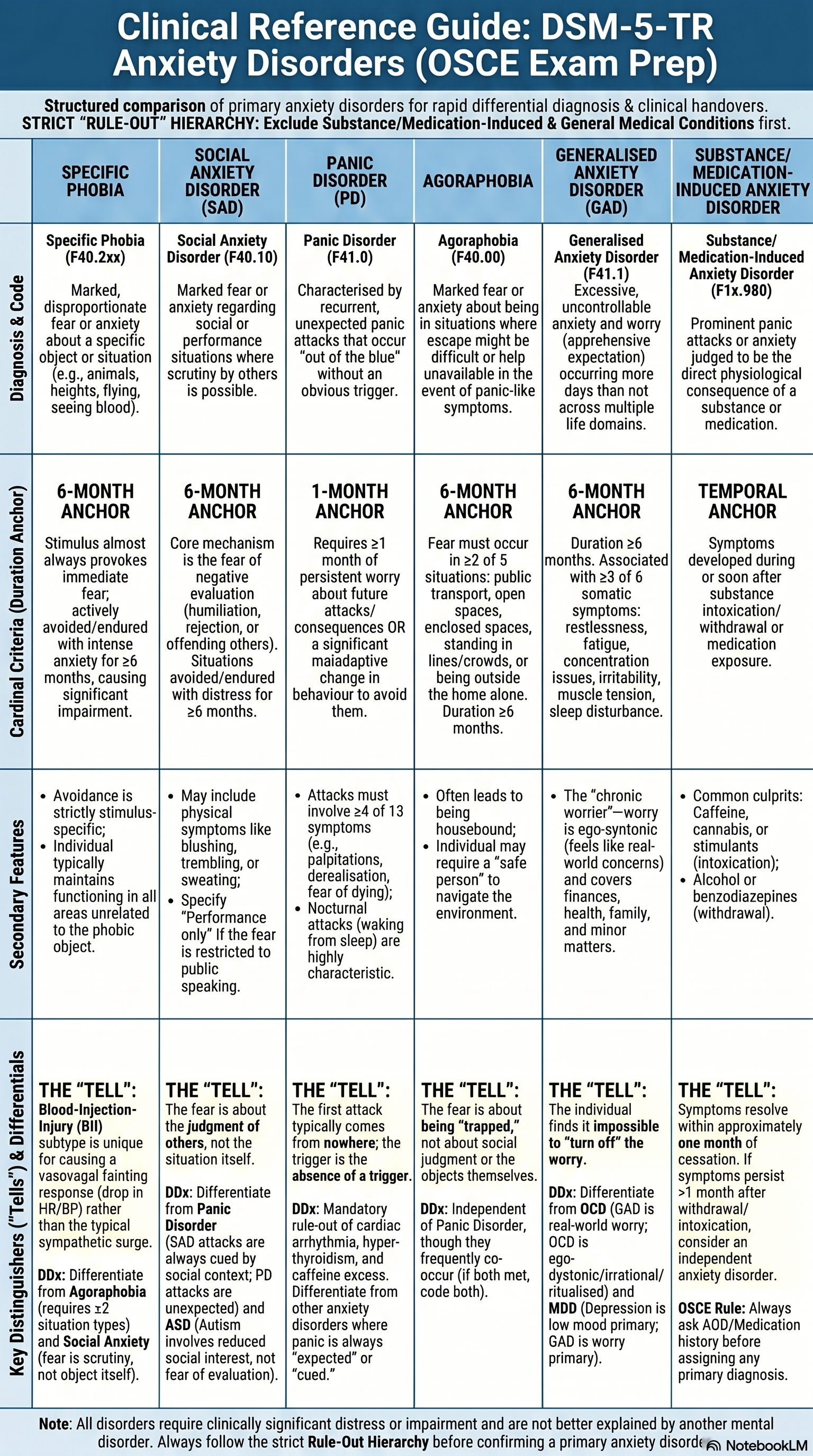 OSCE clinical reference — sample